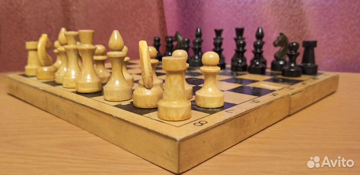Деревянные шахматы СССР