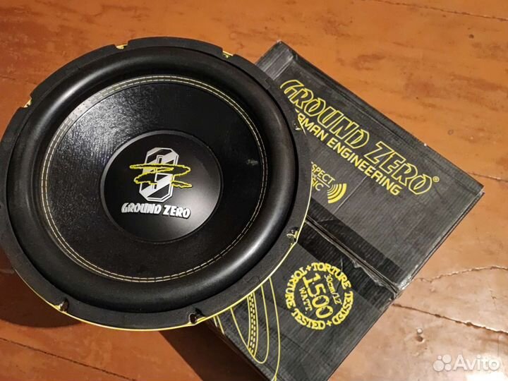 Сабвуфер ground zero girl 12xspl 1500w.2/2Ohm