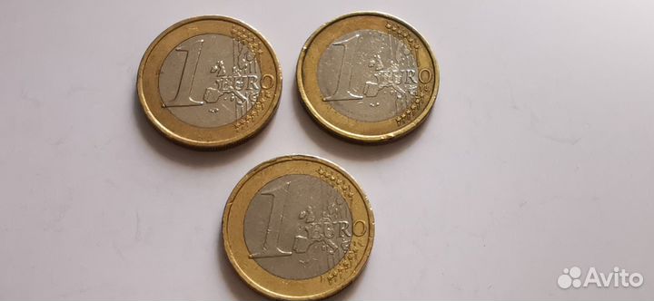 Набор монет 1 евро Германия 2002 год