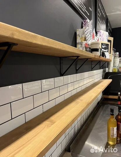 Полка настенная из дерева