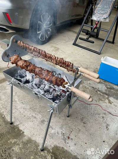 Барбекю мангал автоматический электрический