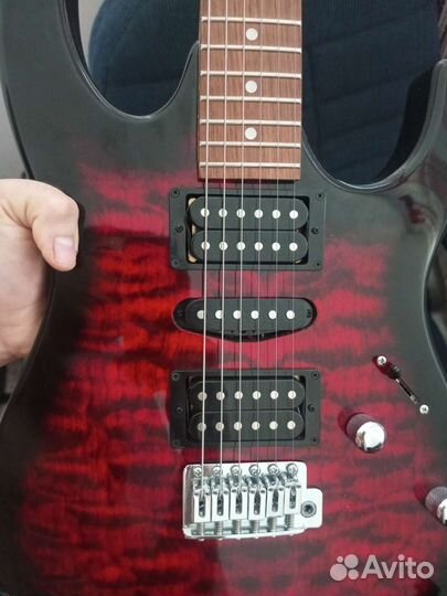 Электрогитара ibanez gio GRX70QA-TRB
