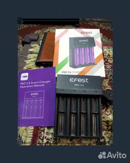 Efest PRO C4. Зарядка