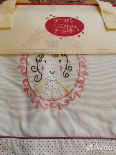 Бортики, одеяло, подушка, плед в детскую кроватку