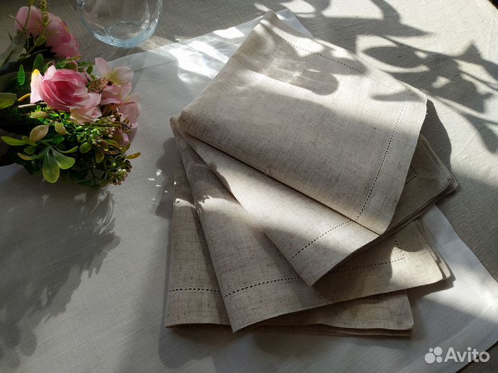 Набор салфеток с мережкой, 4 шт