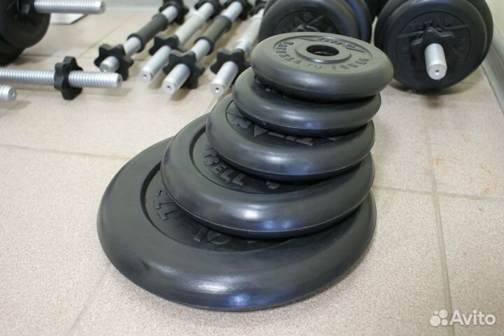 Диски и грифы Титан для гантели и штанги