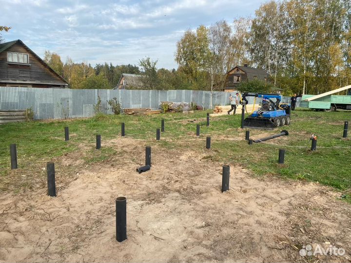 Винтовые сваи/Свайно-винтовой фундамент