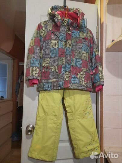 Зимний костюм для девочки 128-134