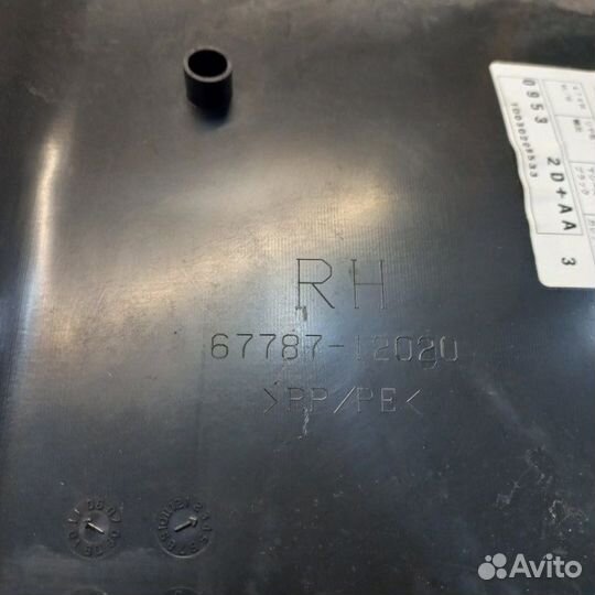 Обшивка двери задняя правая Toyota Corolla E150