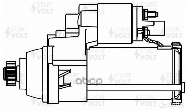 Стартер для а/м VAG Polo Sedan (10) /Tiguan (07