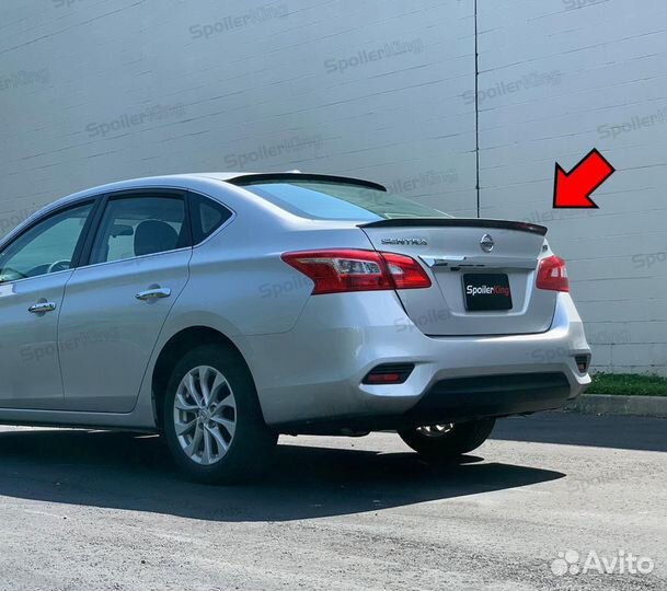 Дактейл спойлер Nissan Sentra 2012-2017