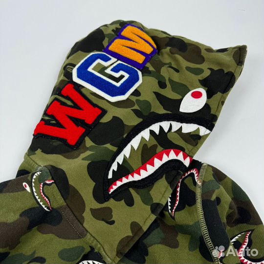 Зип худи A Bathing Ape Shark Full Zip Hoodie