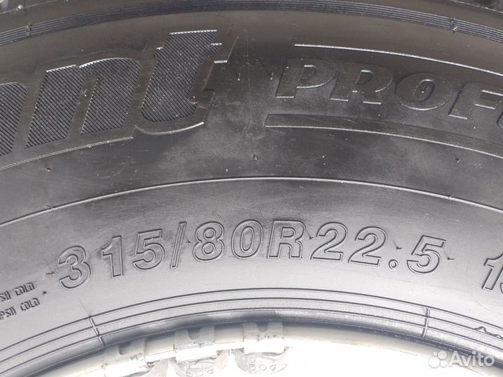 Шины 315/80R22.5 Cordiant Professional в сборе с д