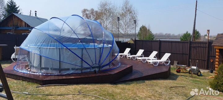 Купольный тент. Купол для бассейна