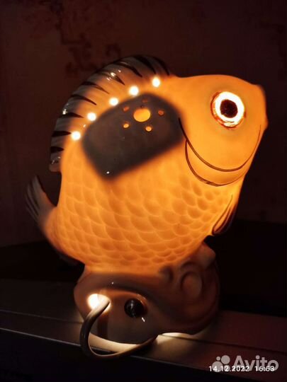 Фарфоровая статуэтка-ночник. Светильник