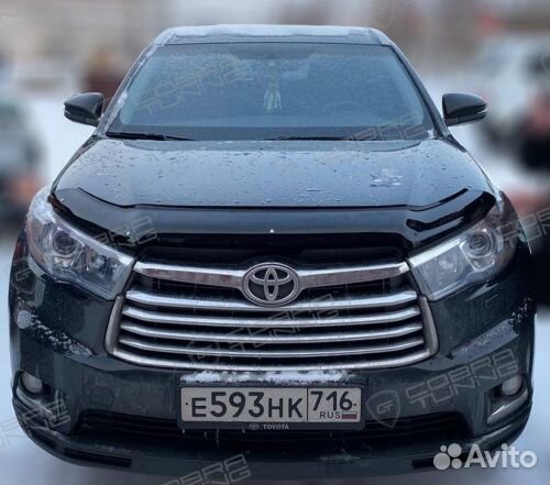 Дефлектор капота Toyota Highlander (U50)