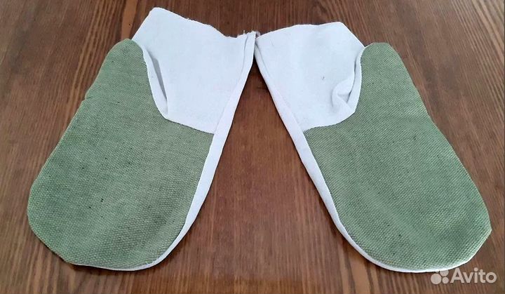 Рукавицы рабочие с брезентовым наладонником, х/б