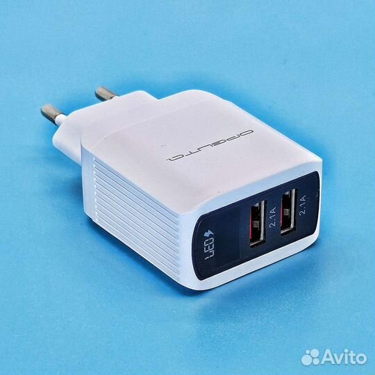 Зарядное+вольт/амперметр OT-APU45 (5В, 3.1A)