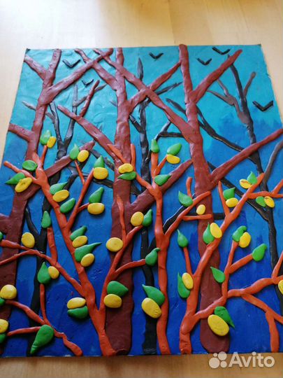 Картина из пластилина 