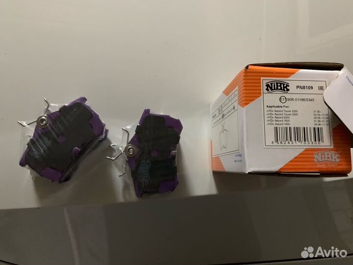 Тормозные колодки PN8109 NiBK для Honda