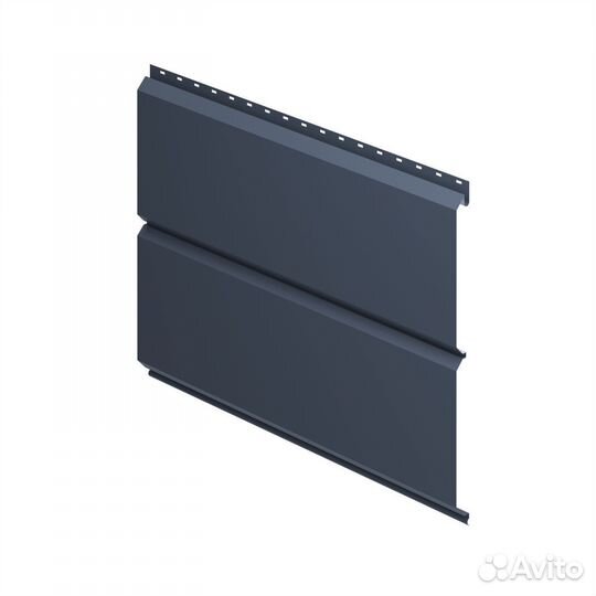 Сайдинг Евробрус 359x0,45 графит мат