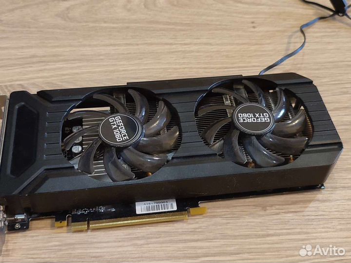 Видеокарта GTX 1060 3gb Palit Dual