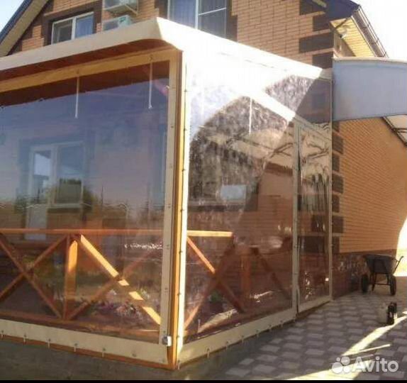 Окна мягкие производство для веранды Истра art023