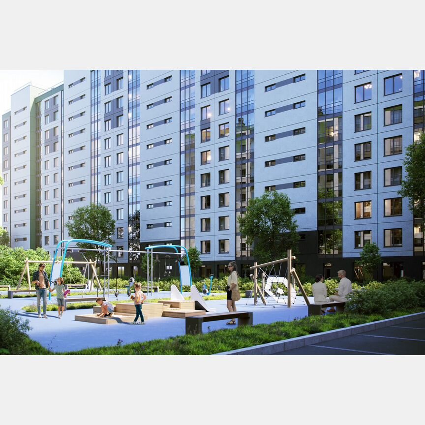 2-к. квартира, 61 м², 4/12 эт.