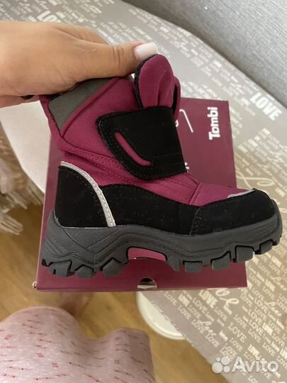 Ботинки детские утепленные 22