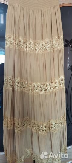 Юбка длинная