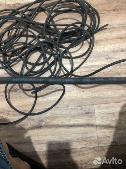 Кабель H05VV-F 4x0,75 бу