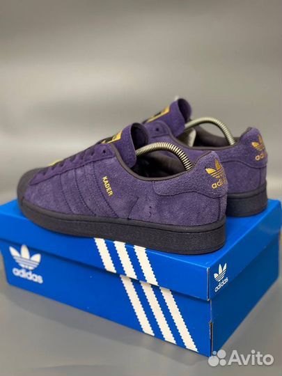 Кроссовки Adidas Superstar x Kader Sylla “Dark Pur