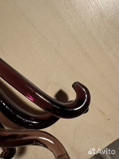 Стеклянная фигурка кот