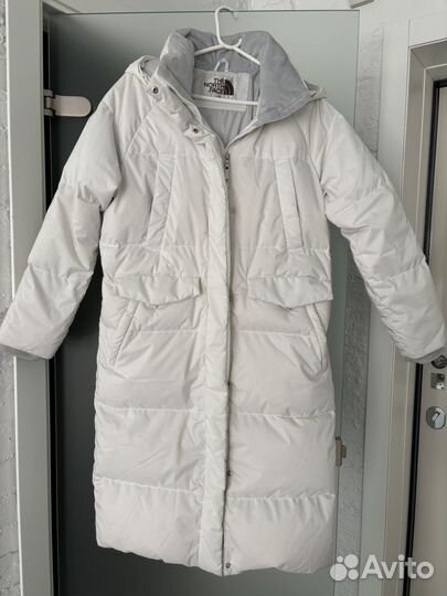 Пуховик зимний длинный женский