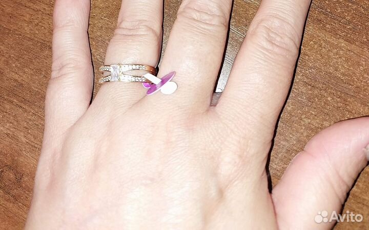 Колечко бижутерия 17 р. новое