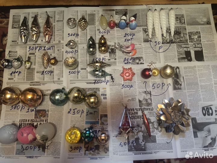 Елочные игрушки СССР