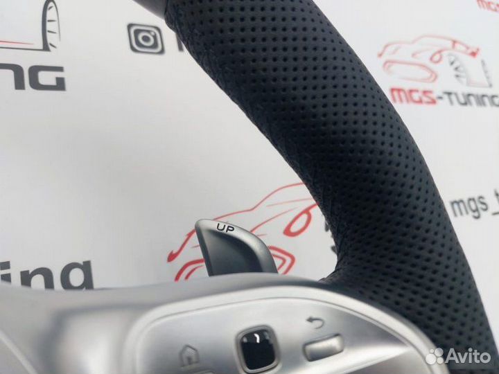 Руль GLS 63 AMG Карбон + Кожа на Mercedes GLS X167