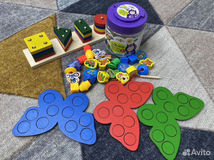 Развивашки (сортеры) для малышей пакетом