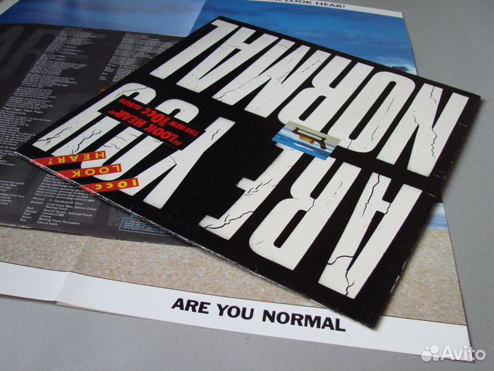 10 CC - look hear / 1980 scandinavia poster