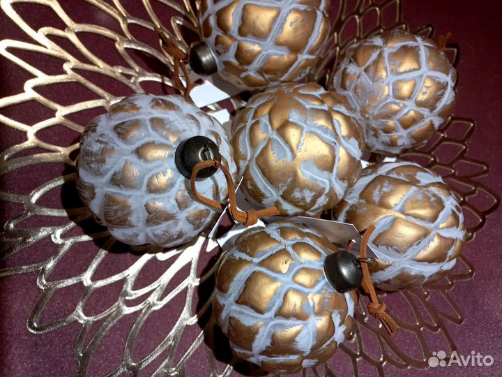 Елочные игрушки шары на ёлку стекло