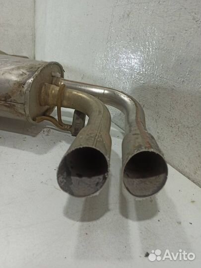 Задняя банка глушителя бмв