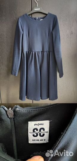 Школьная форма для девочки пиджак юбка платье 140