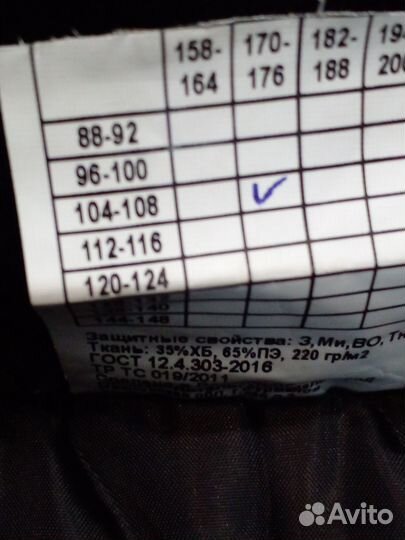 Спецодежда зимняя