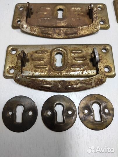 Мебельные ручки, личинки СССР