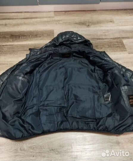 Кожаная куртка мужская зимняя 50 UF4M