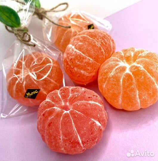 Новогодний подарок Мыло «Мандарин»