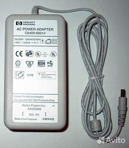 Блок питания для устройств HP (Hewlett-Packard)