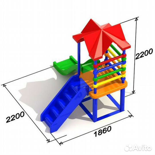 Детский спортивный игровой комплекс для дачи