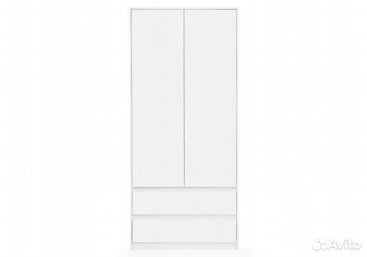 Шкаф двухдверный для одежды и белья с ящиками