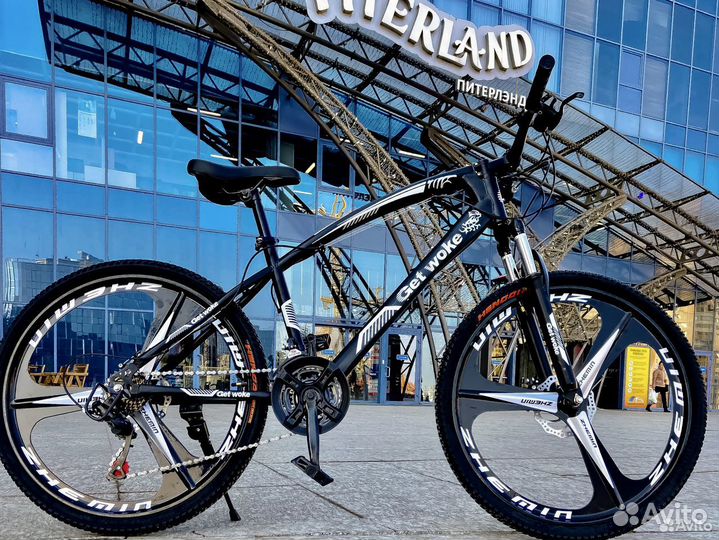 Велосипед на литых дисках